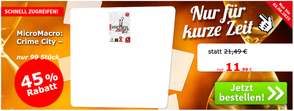 Micro Macro bei Spiele-Offensive: Krimi-Spaß ab 9,99€ vorbestellen